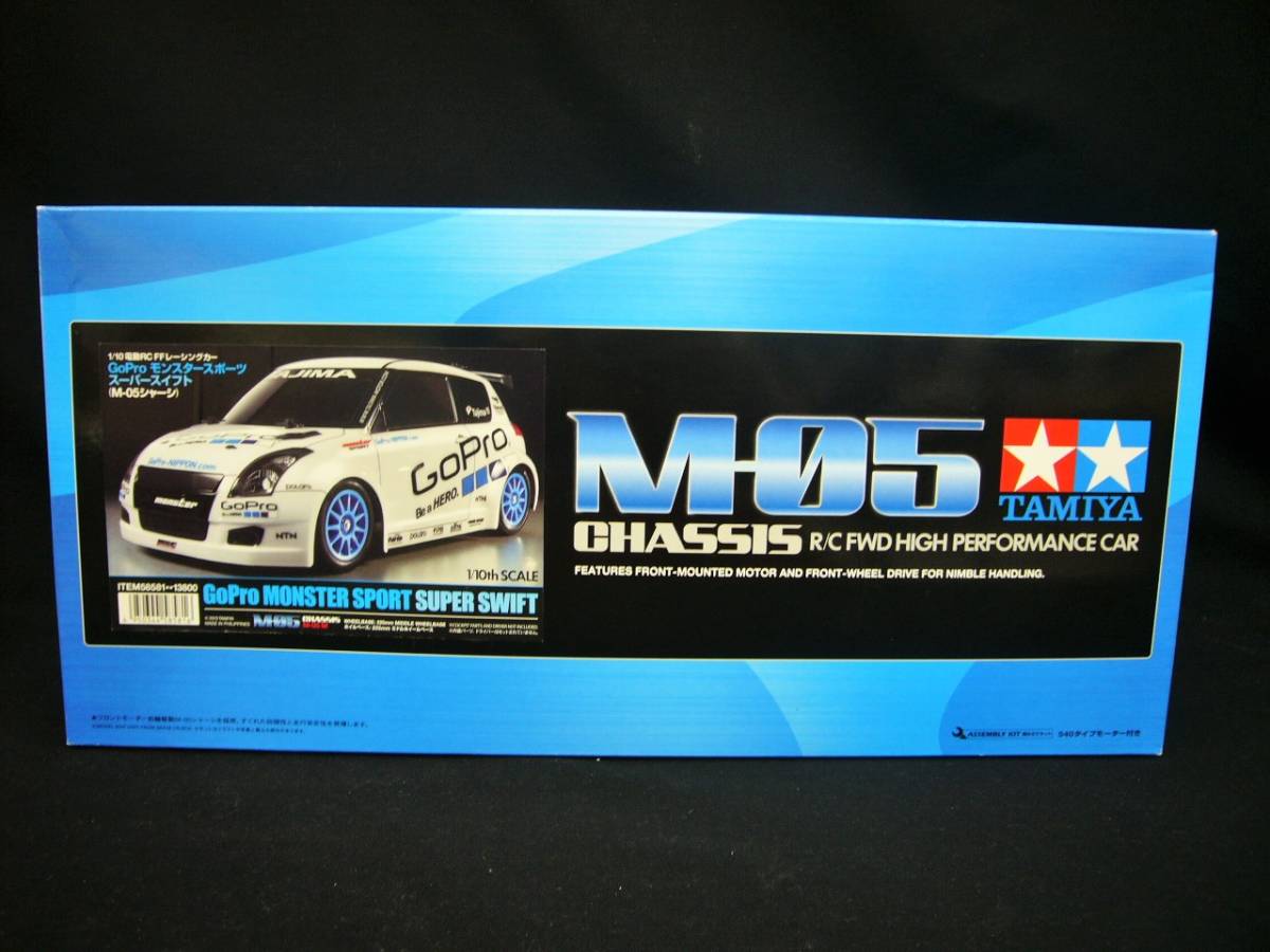 新品TAMIYAタミヤ1/10 GoPro モンスタースポーツ スーパースイフト（M