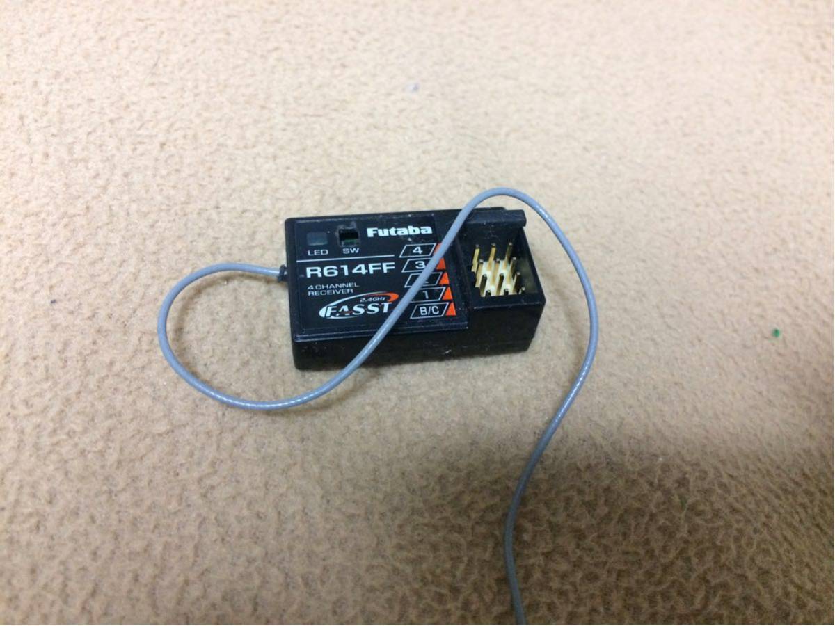 フタバ R614FF 2.4GHz 受信機 FASST方式 4PK 4PX等に