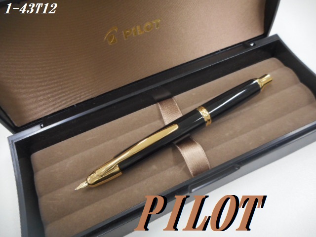  60サイズ 1-43T12 PILOT パイロット 万年筆 ノック式 ペン先18K(パイロット)｜売買されたオークション情報、yahooの商品情報をアーカイブ公開 - オークファン パイロット