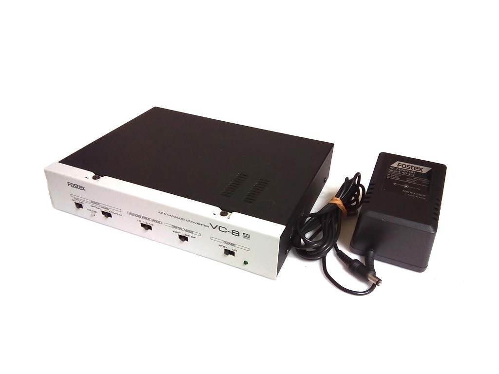FOSTEX A/D D/A コンバーター ADAT S/P DIF OPTICAL 8ch アナログ in