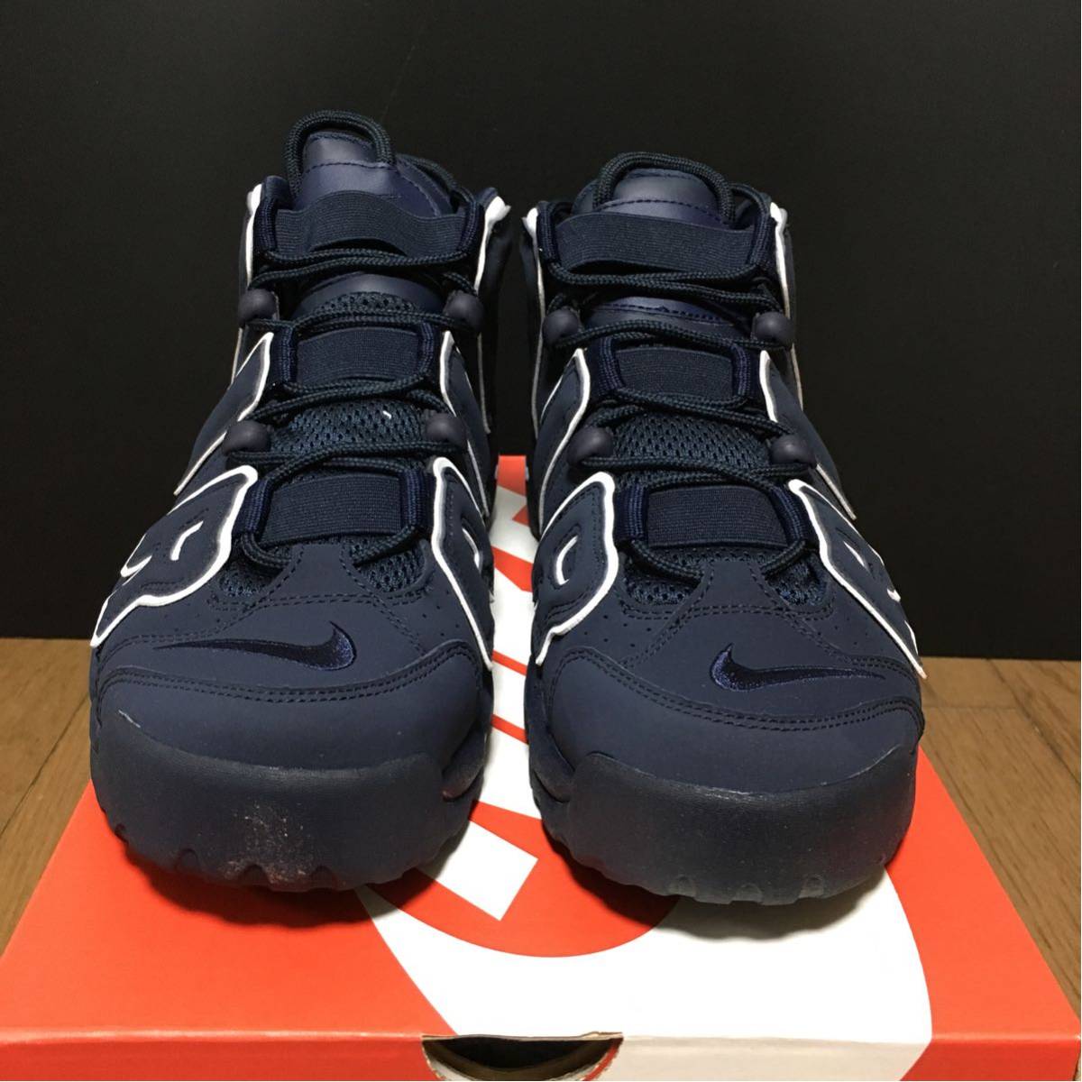 921948 400】NIKE AIR MORE UPTEMPO 96 OBSIDIAN WHITE 27 ナイキ 