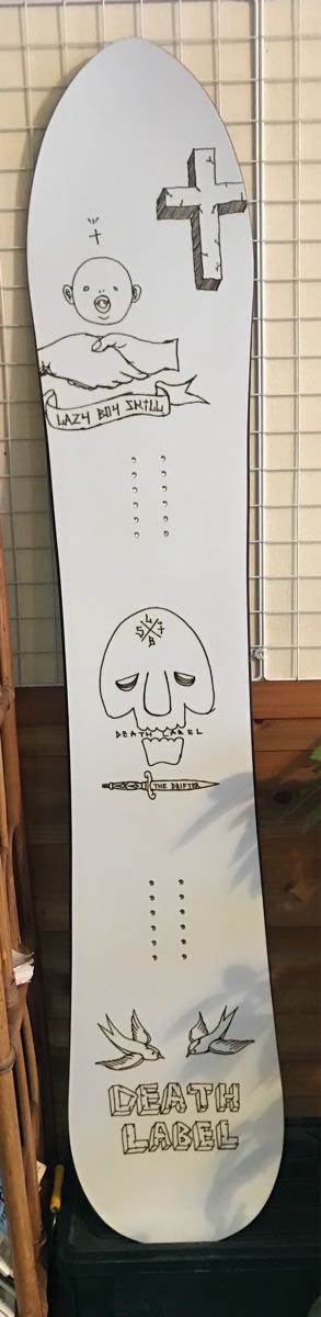 激安大特価，激安大特価，HOT DEATH LABEL &times; LAZY BOY SKILL デスレーベル レイジーボーイスキル DRIFTER ドリフター スノーボード(155cm-160cm未満)｜売買されたオークション情報、yahooの商品情報をアーカイブ公開 - オークファン オールラウンド
