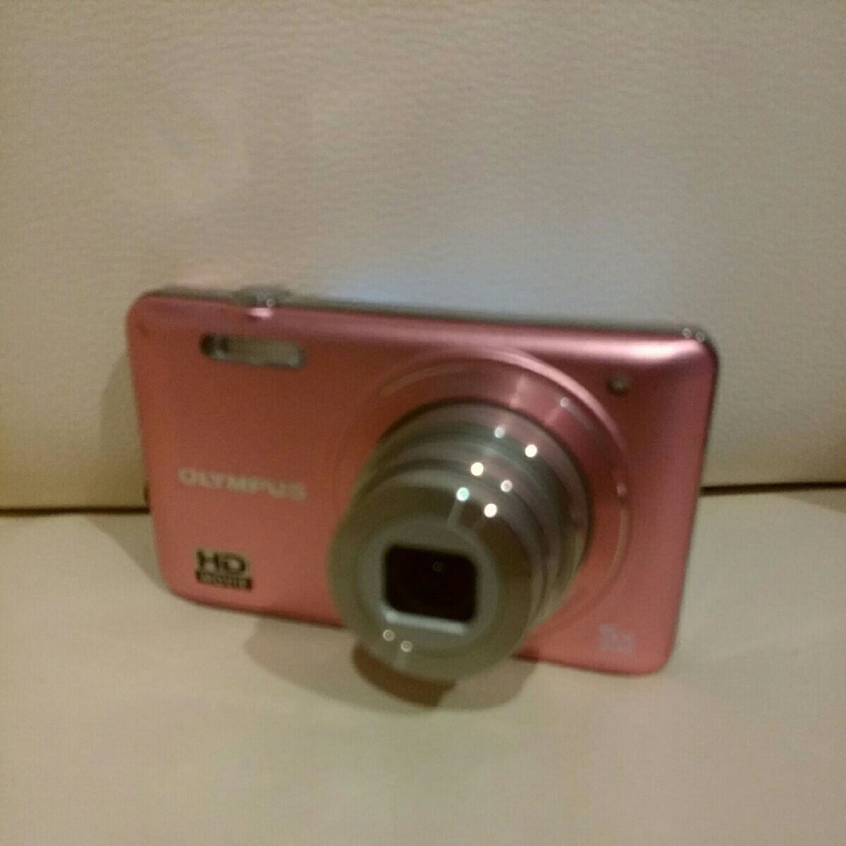 5829-02☆OLYMPUS ⁄オリンパス⁄デジタルカメラ ⁄VG-140 ⁄ピンク 中古美