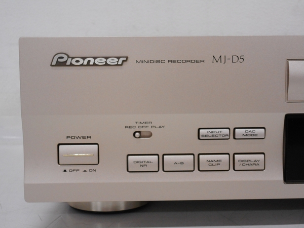 中古 Pioneer パイオニア MJ-D5 MD レコーダー デッキ 音響 オーディオ
