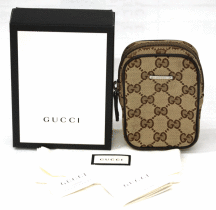  GUCCI グッチ シガレットケース 115249 GGキャンバス&times;レザー ブラウン 同様品(その他)｜売買されたオークション情報、yahooの商品情報をアーカイブ公開 - オークファン 服飾小物
