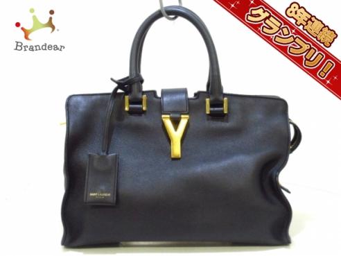 【新品，人気】 サンローランパリ SAINT LAURENT PARIS バッグ ハンドバッグ レザー 黒 311210 プチカバス(レディースファッション)｜売買されたオークション情報、yahooの商品情報をアーカイブ公開 - オークファン その他