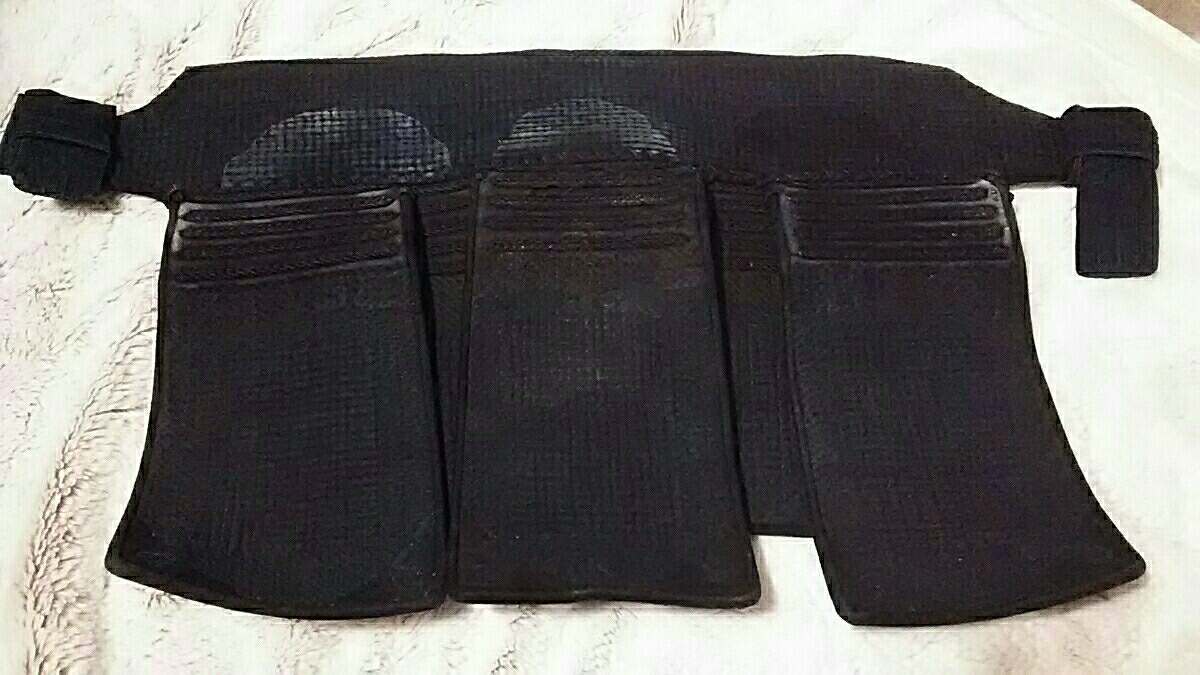 剣道 防具 垂 手刺 二分 総紺鹿革 剣道 垂 防具 剣道防具特製