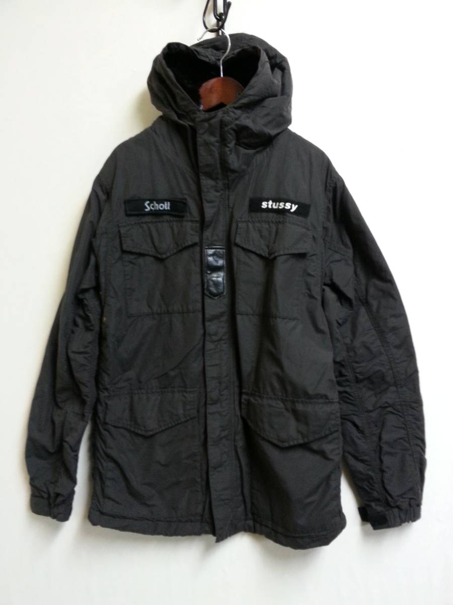 STUSSY x Schott モッズコート ジャケット ステューシ ショット コラボ 