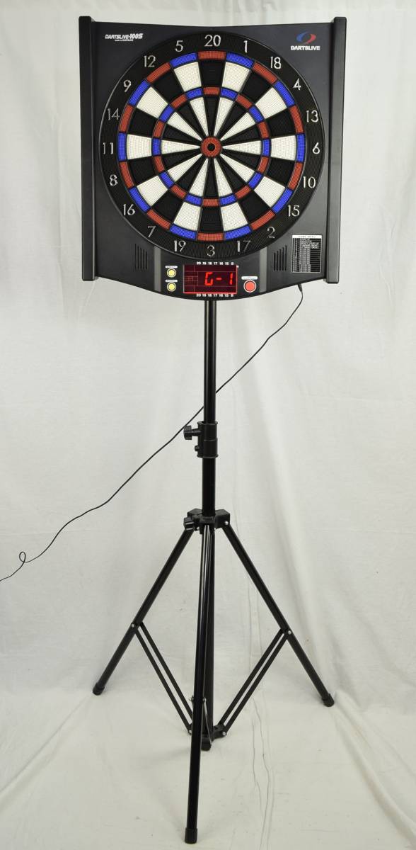 ダーツライブ100s.DYNASTY ダーツボード スタンド付き ダーツボード