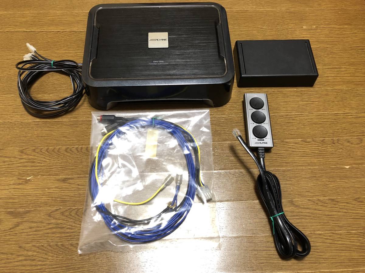 アルパイン サブウーファー swe-1500 中古 ジャンク】アルパイン サブウーファー SWE-1500 SWE-1500 ALPINE