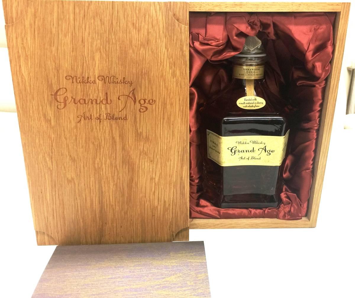 ☆古酒 NIKKA WHISKY Grand Age ニッカ グランドエイジ660ml 45%【冊子