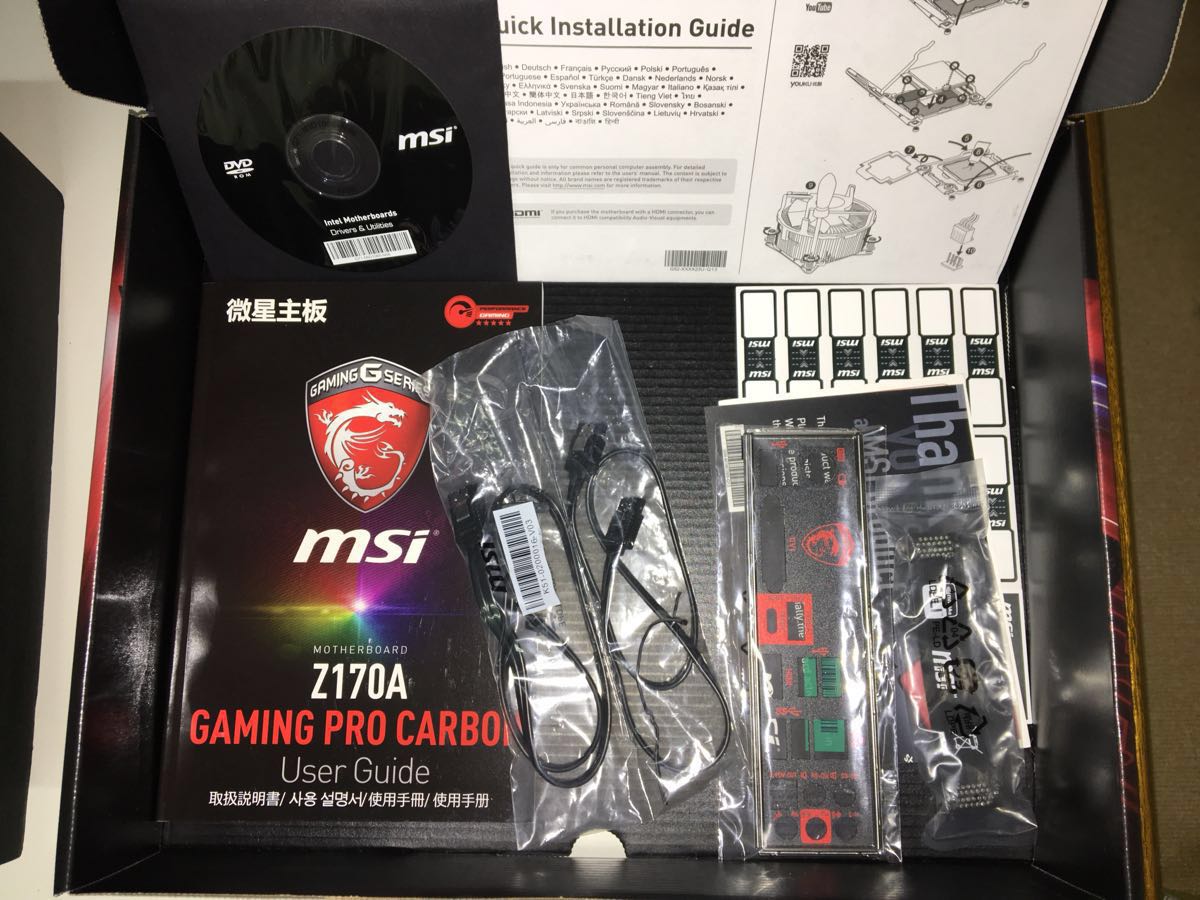 i7 6700K & Z170A GAMING PRO CARBON 【公式通販】