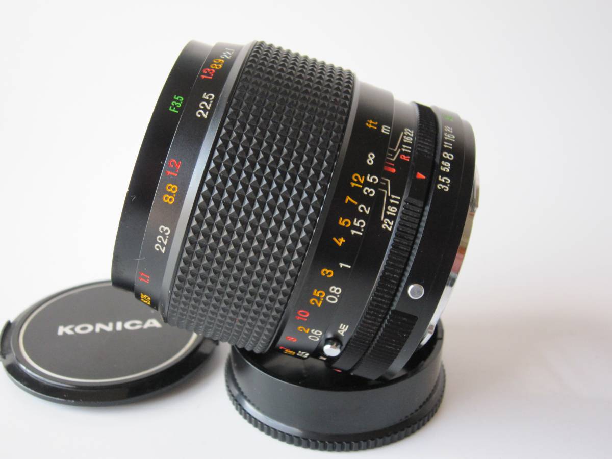 美品KONICA Macro-HEXANON AR 55mm F3.5 〇 美品 コニカ マクロレンズ KONICA Macro- HEXANON AR 55mm F3.5 〇