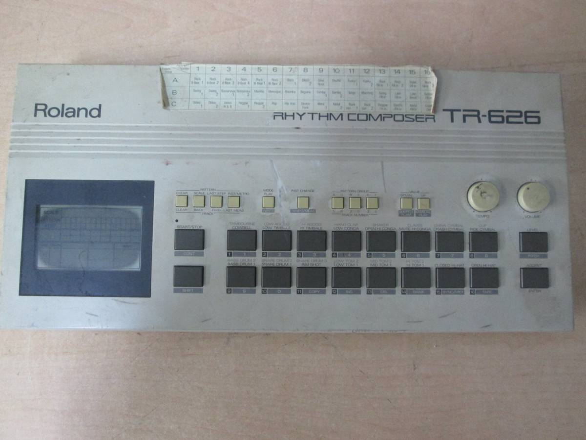 Roland TR-626 Drum Machine Rhythm Vintage 626」楽器、器材の落札