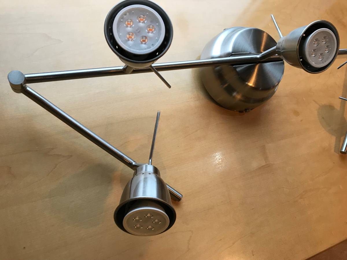 ライト・照明 IKEA BAROMETERシーリングトラック スポットライト 電球3