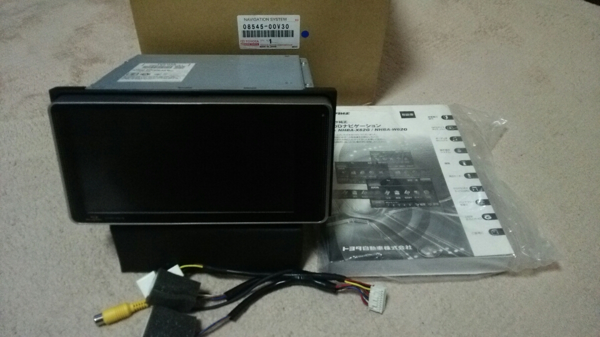 NHBA-W62G NHBA-X62G トヨタ純正 トヨタ純正HDDナビ DVD再生 テレビ 