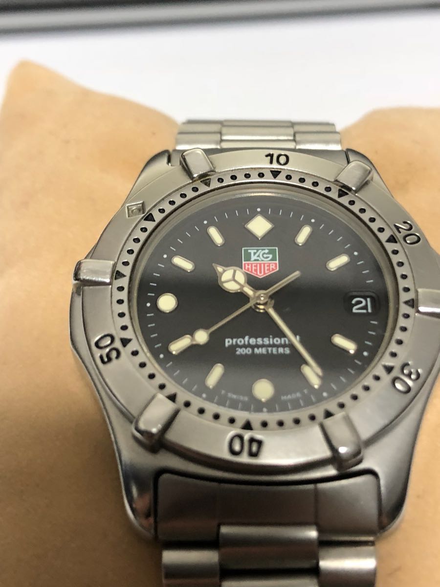 美品 TAGHEUER タグホイヤー メンズ腕時計 プロフェッショナル 200M 