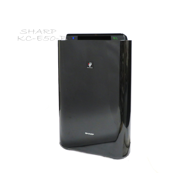 定番人気，高品質 SHARP シャープ 加湿空気清浄機 KC-E50-B ブラック系 2015年製 薄型スリムデザイン スタンダードモデル &xi;E(シャープ)｜売買されたオークション情報、yahooの商品情報をアーカイブ公開 - オークフ シャープ