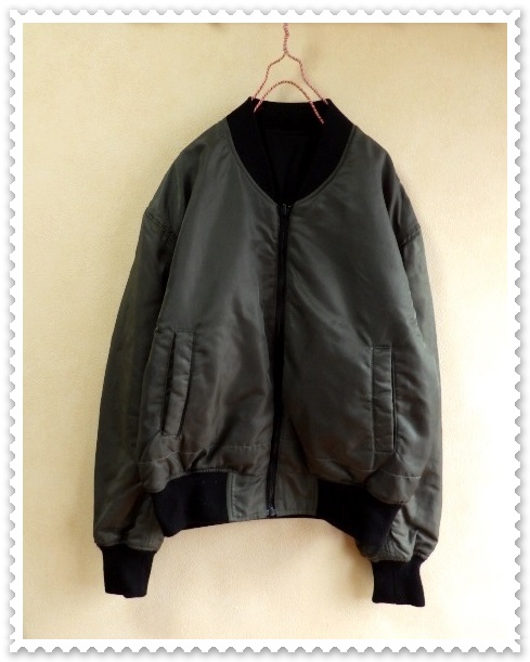 ●moussyマウジーMA-1タイプリバーシブルジャケット1●ブルゾン