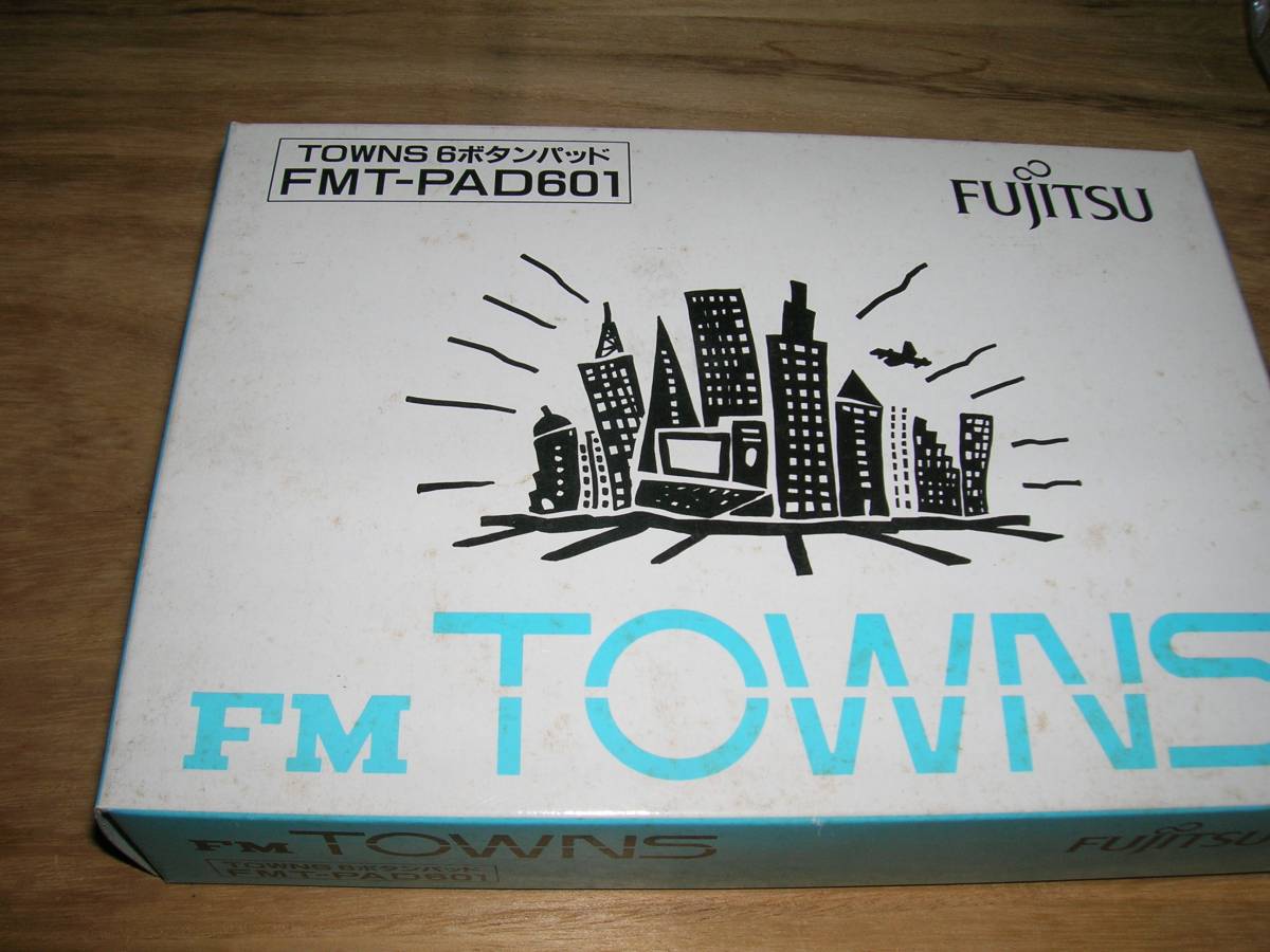 パソコン 富士通 FM TOWNS 6ボタンパッド FMT-PAD601 箱付き 未使用品