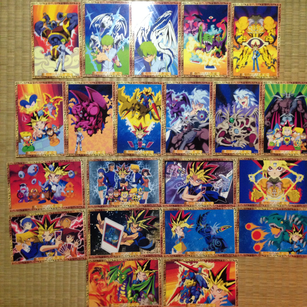 2-1 遊戯王 ポストカード 21種セット 初期 コミック、アニメグッズ