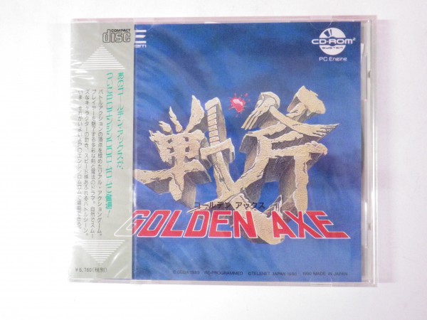 40128■ 未開封品　ＰＣエンジンＣＤ-ＲＯＭ　ゴールデンアックス　戦斧　GOLDEN　AXE