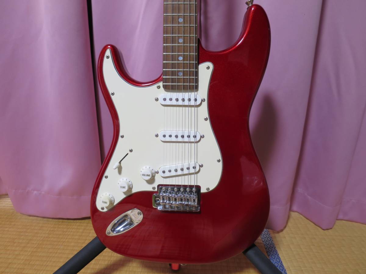 Legend エレキギター ストラト レフティ レッド 赤 ※難アリ 検）レフトハンド 左 テレキャス ジャンク