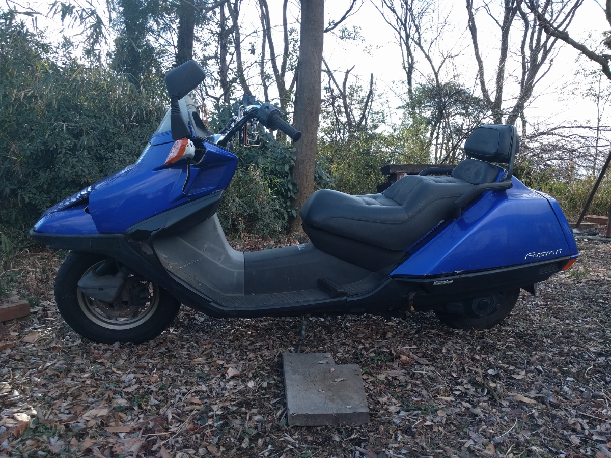 フュージョンX 部品取り車　書類鍵有り_1