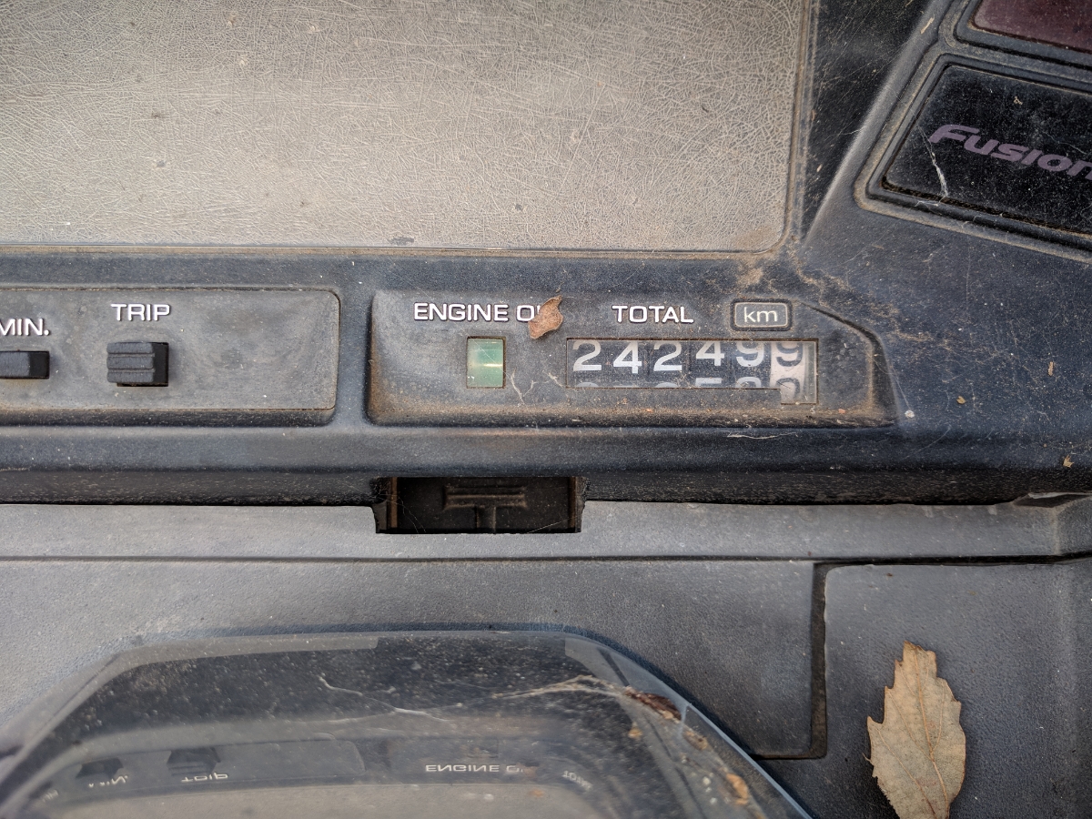 フュージョンX 部品取り車　書類鍵有り_4