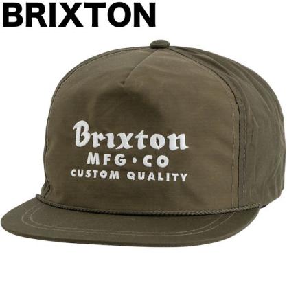 Brixton Sadler HP Snapback Hat Cap Dark Olive キャップ