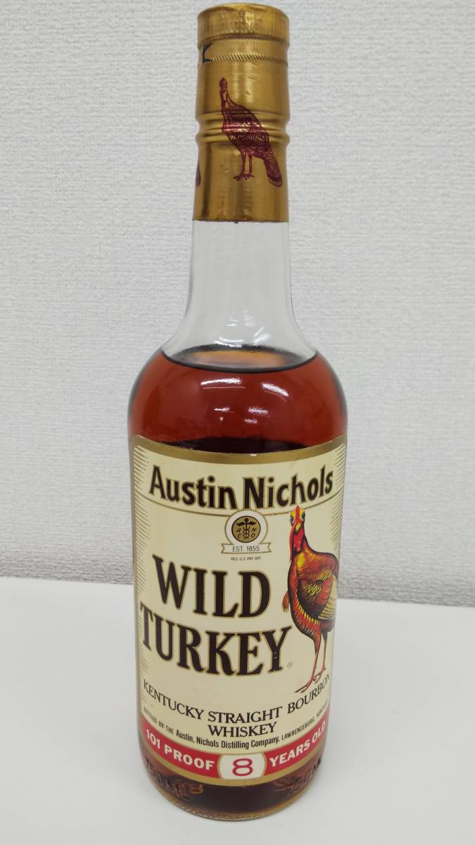 8797】WILD TURKEY ワイルドターキー 8年 旧ボトル 750ml 古酒