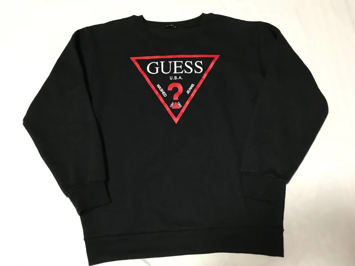 国内正規品 GUESS スウェット トレーナー LL ゲス ゲス GUESS トレーナー LOGO SWEATSHIRTS☆5色☆ (Guess