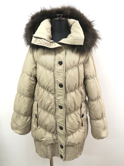 メイソングレイ MAYSON GREY ラクーンファー ダウンコート ジャケット 