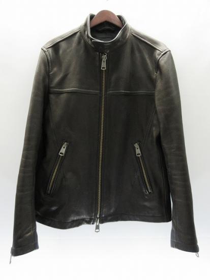 ジャックローズ Jackrose シングルライダース 5 茶 山羊革 16AW