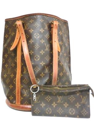 【人気SALE，HOT】 ① 1円 本物保障 LOUIS VUITTON ルイヴィトン モノグラム バケットGM ポーチ付き ショルダー トートバッグ バケツ型 訳有(ショルダーバッグ)｜売買されたオークション情報、yahooの商品情報をアー かばん、バッグ