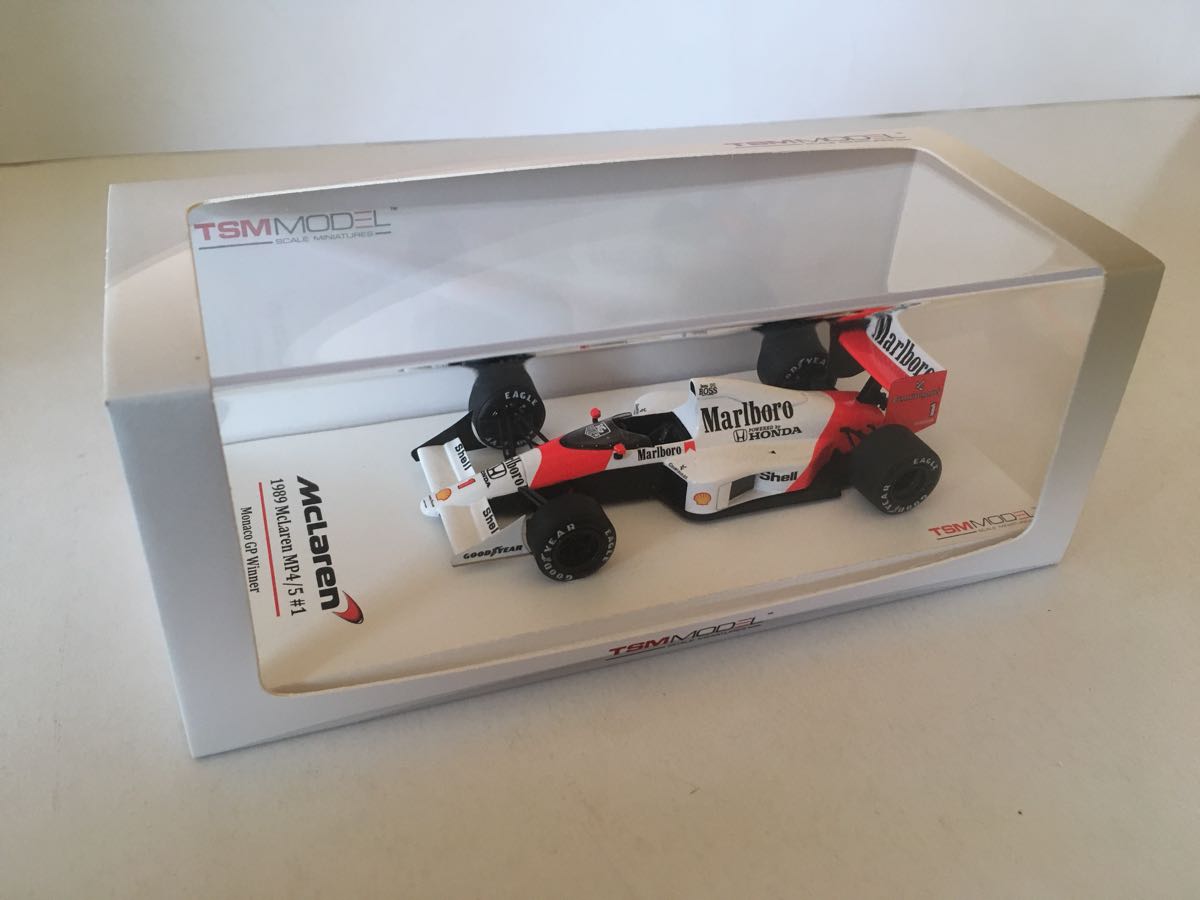 新品 TSM 1/43 マクラーレン ホンダ MP4/5 ♯1 アイルトン・セナ