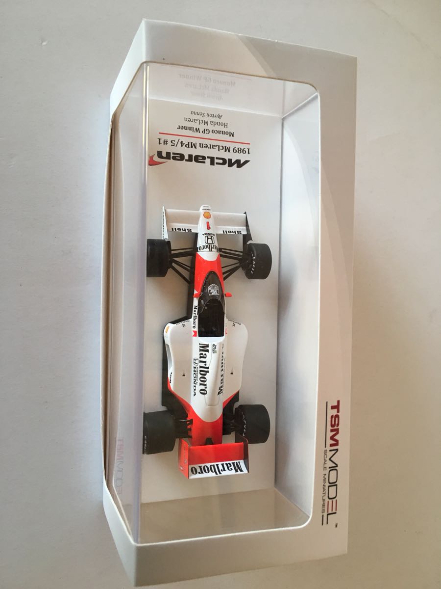 新品 TSM 1/43 マクラーレン ホンダ MP4/5 ♯1 アイルトン・セナ
