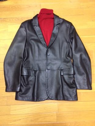 【爆買い】 3 エンポリオ アルマーニ ラムレザージャケット 定価43万円(Lサイズ)｜売買されたオークション情報、yahooの商品情報をアーカイブ公開 - オークファン Lサイズ