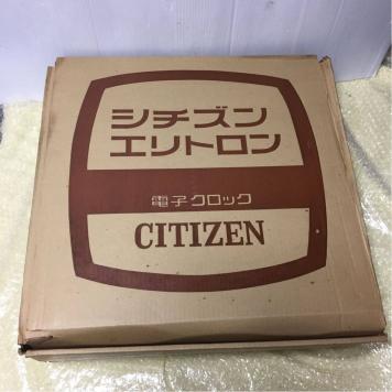 未使用 ★シチズンエリトロン 電子クロック EAC-176CITIZEN 昭和レトロ