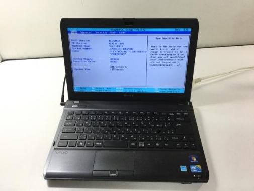 ジャンク!SONY VPCS119FJ○Core i 3 M330 2.13G 4G 500G ジャンク!SONY
