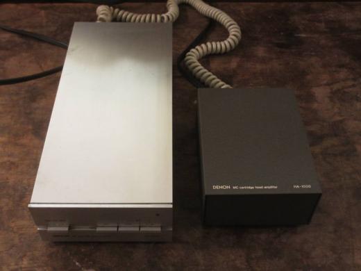 中古 DENON デノン HA-1000 MCカートリッジヘッドアンプ 通電OK HA