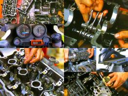 GPz900R オーバーホール 掲載 雑誌　ニンジャ NINJA エンジン ヘッド シリンダー クラッチ クランクケース マフラー 組立て フレーム 補強