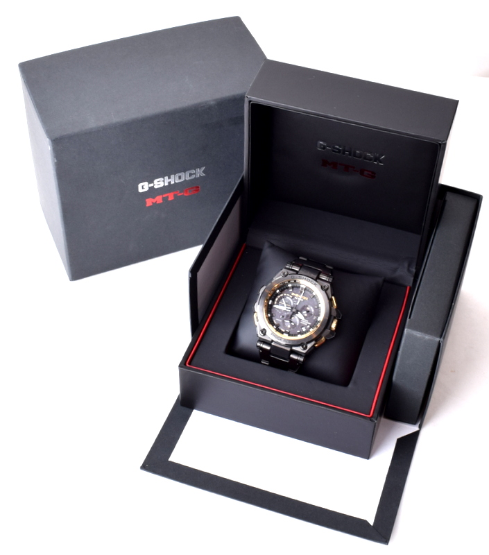 美品! CASIO カシオ 腕時計 【G-SHOCK MTG-G1000GB-1AJF】 GPS 電波