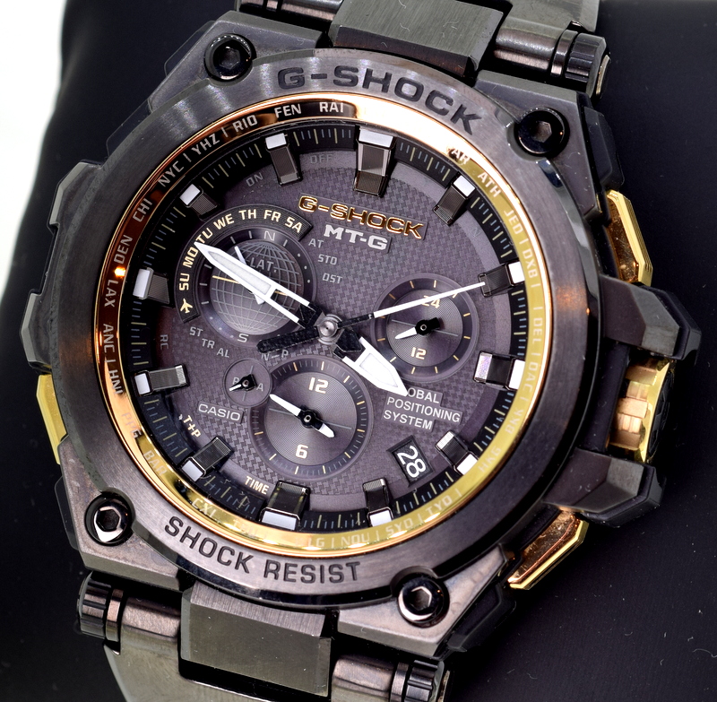 美品! CASIO カシオ 腕時計 【G-SHOCK MTG-G1000GB-1AJF】 GPS 電波
