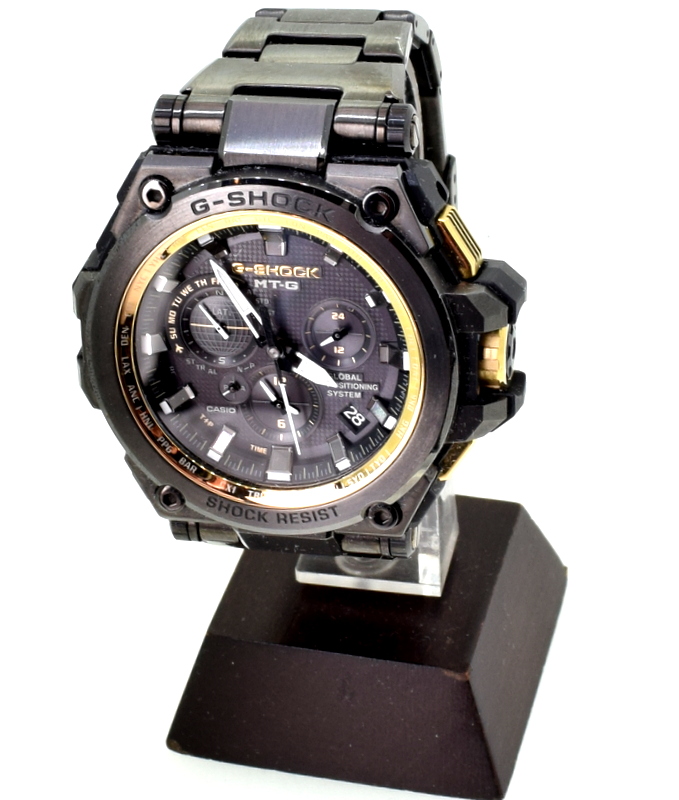 美品! CASIO カシオ 腕時計 【G-SHOCK MTG-G1000GB-1AJF】 GPS 電波