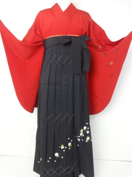 驚きの破格値，爆買い 1円 卒業式 女性 二尺袖 刺繍袴 桜振袖 着物 半幅帯 3点セット M118(その他)｜売買されたオークション情報、yahooの商品情報をアーカイブ公開 - オークファン その他