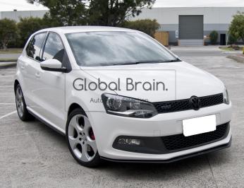 VW ポロ 6R GTI フロント リップ スポイラー / エプロン バンパー ディフューザー カバー エアロ