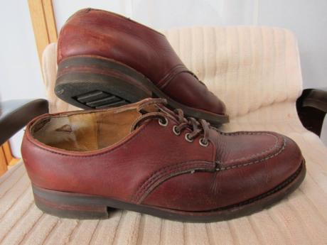 み REDWING 8109 OXFORD 8．5D 犬タグ RED WING 08109-2 ワーク