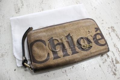 ★Chloe クロエ★エクリプス ラウンドファスナー 長財布 ウォレット ブラウン/ブロンズ
