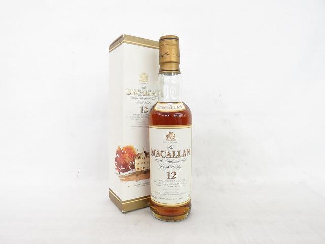 未開栓】THE MACALLAN マッカラン 12年 シェリーカスク 旧ボトル
